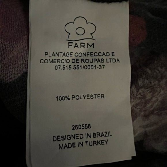 🌻🌺Farm Rio Laina Maxi Sheer Dress with Slip & 🎁👗 - Picture 16 of 16